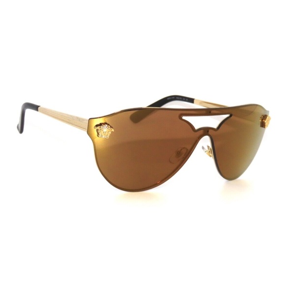 Versace VE2161 1002F9 Gold Brown Mirror Gold Sunglasses main image 4
